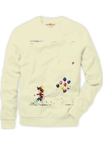 One piece Luffy Nami zoro ... Erkek Sweatshirt