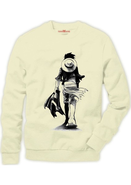 One piece Luffy Nami zoro ... Erkek Sweatshirt