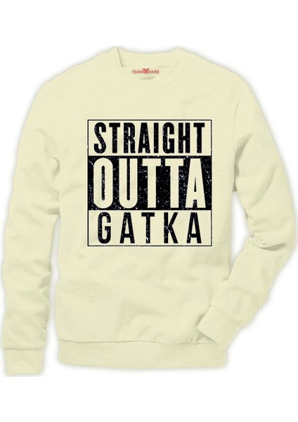 Pubg Straight Outta Gatka Erkek Sweatshirt