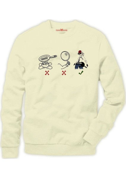 Pubg Tava Kullanımı Erkek Sweatshirt