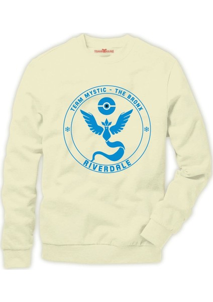 Riverdale Team mystic Pokemon go Erkek Sweatshirt