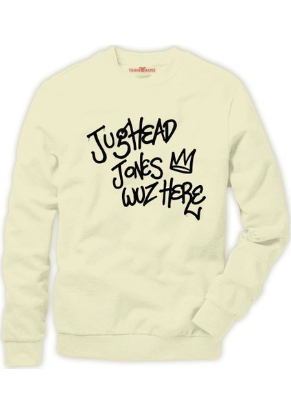 Riverdale jughead jones was here Erkek Sweatshirt
