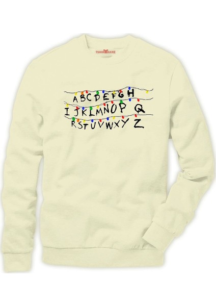 Stranger Things - Christmas Lights Erkek Sweatshirt