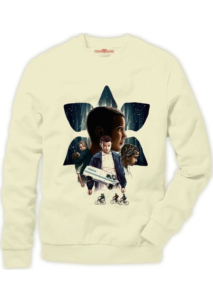 Stranger Things 2 Hawkins Caravan Erkek Sweatshirt
