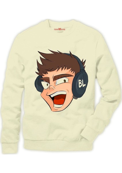 Lazarbeam Gamer Fortnite Erkek Sweatshirt