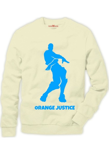 Fortnite ORANGE JUSTICE Erkek Sweatshirt