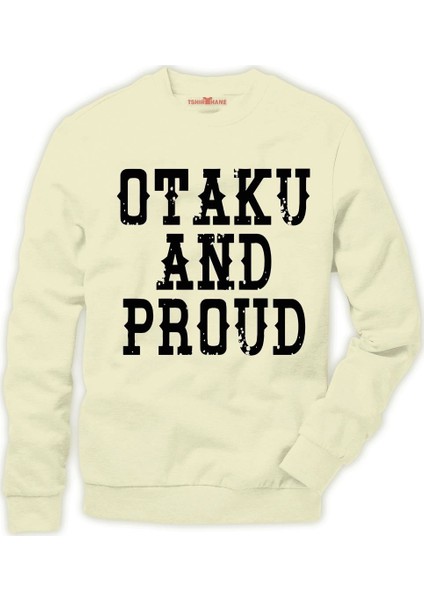 One Punch Man otaku and proud Erkek Sweatshirt