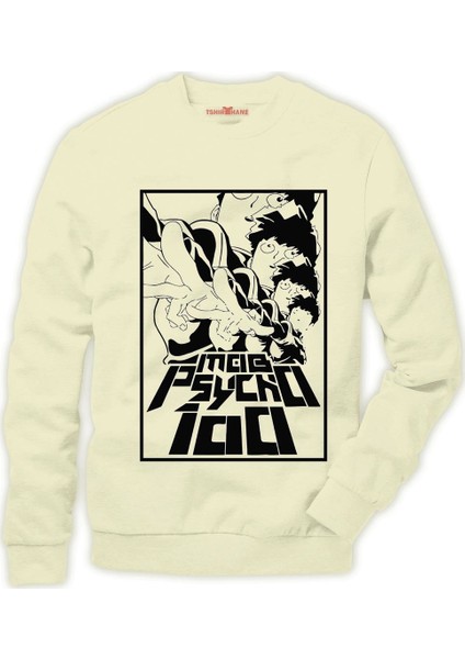 One Punch Man mob psycho 100 Erkek Sweatshirt