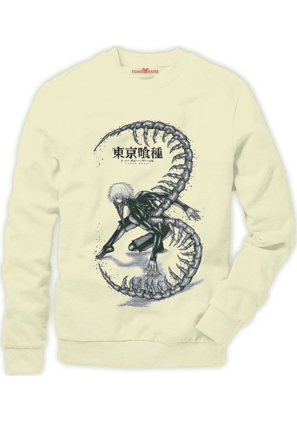 Tokyo Ghoul ken kaneki Erkek Sweatshirt