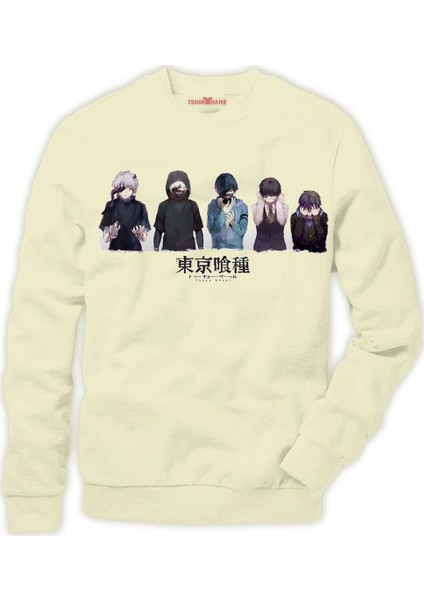Tokyo Ghoul ken kaneki Erkek Sweatshirt