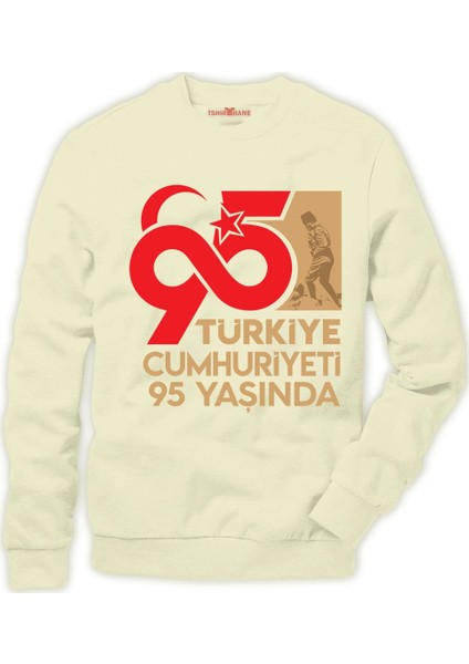 35 Ekim Cumhuriyet Bayramı Atatürk Erkek Sweatshirt