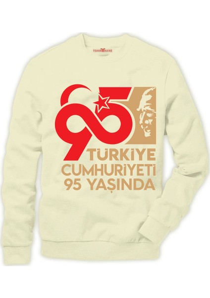 41 Ekim Cumhuriyet Bayramı Atatürk Erkek Sweatshirt