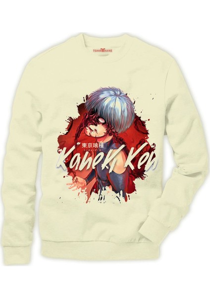 Tokyo Ghoul ken kaneki Erkek Sweatshirt