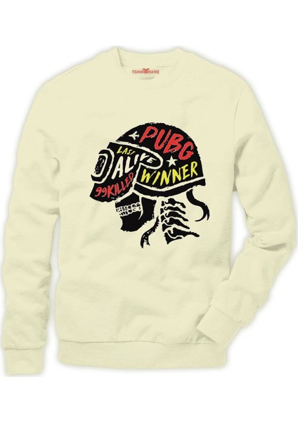 Pubg Kask Erkek Sweatshirt