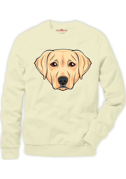 Doghead köpek Emoji Erkek Sweatshirt