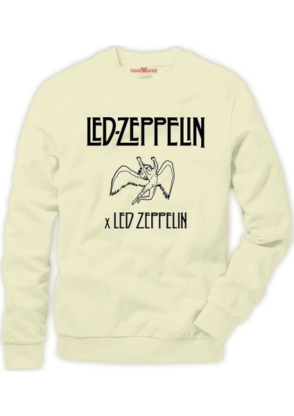 Led zeppelin angel Erkek Sweatshirt