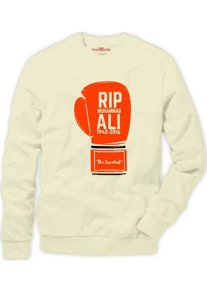 Muhammed ali eldiven Erkek Sweatshirt