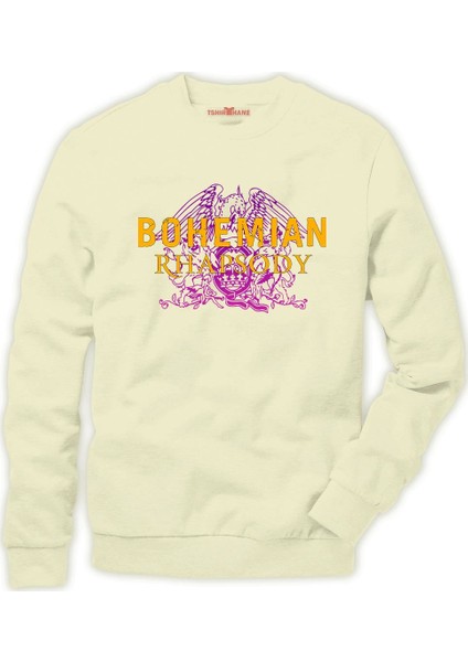 QUEEN BOHEMIAN RHAPSODY logo Erkek Sweatshirt