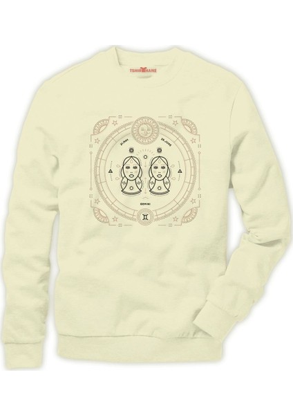Burç ikizler gemini Erkek Sweatshirt