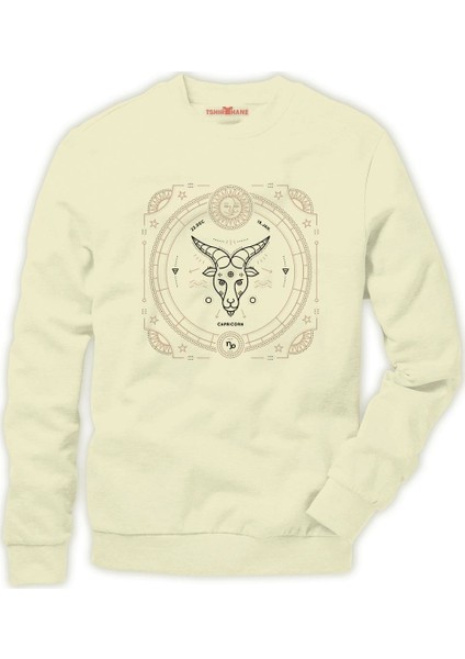 Burç oğlak capricorn Erkek Sweatshirt