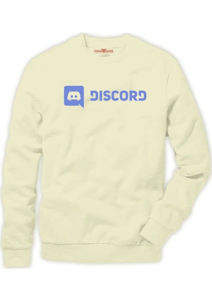 Discord Logo Erkek Sweatshirt