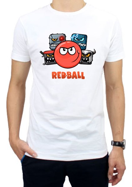 Red Ball 4 Erkek Beyaz T-Shirt