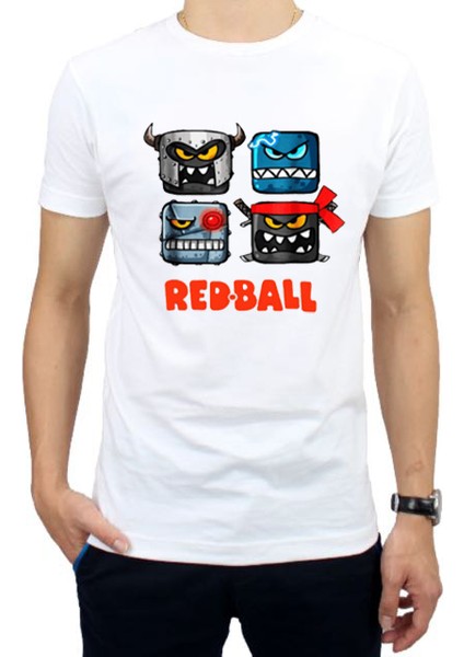 Red Ball 4 Erkek Beyaz T-Shirt