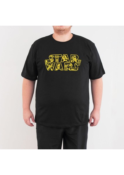 - Star Wars Büyük Beden Erkek T-Shirt