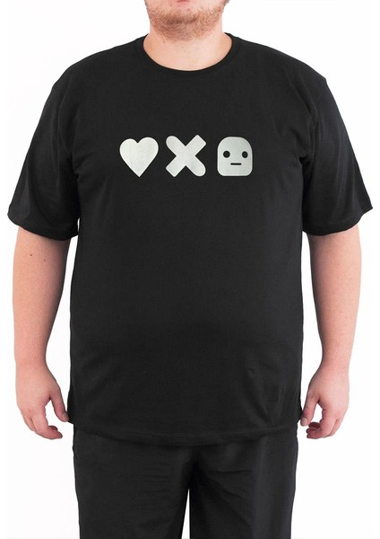 - Love Death & Robots Büyük Beden Erkek T-Shirt