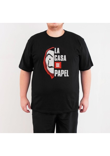 - La Casa De Papel Büyük Beden Erkek T-Shirt