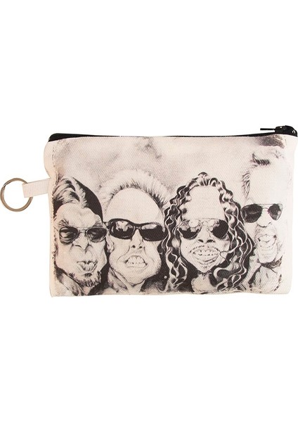 - Metallica Bez Cüzdan Clutch El Çantası