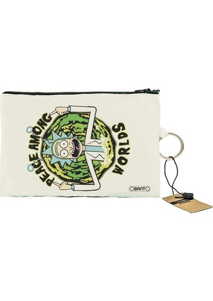 - Rick And Morty Bez Cüzdan Clutch El Çantası