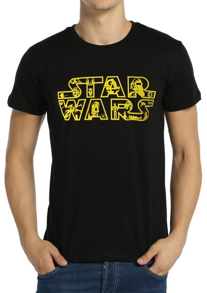 - Star Wars Siyah Erkek T-Shirt