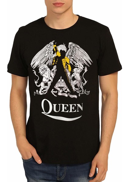 - Queen Freddie Mercury Siyah Erkek T-Shirt