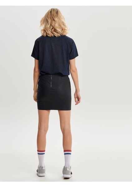 Onlbase Faux Leather Skirt Otw Noos Kadın Etek