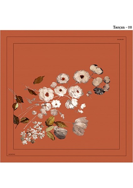 Eşarp Tivil İpek Desenli 8128D