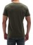 Erkek Bisiklet Yaka Basic Tişört Haki 3006 5