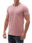 Erkek Bisiklet Yaka Basic Tişört Pembe 3006 3