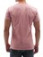 Erkek Bisiklet Yaka Basic Tişört Pembe 3006 5