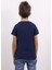 Kids Erkek Çocuk Flok Baskılı Örgülü T-Shirt 2
