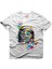 Cattronot - Astronot Kedi Beyaz Erkek T-Shirt 1