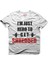 I'm Just Hero Beyaz Erkek T-Shirt 1