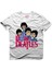 The Beatles Cartoon Beyaz Erkek T-Shirt 1