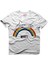 Rainbow uni Shark What? Beyaz Erkek T-Shirt 1