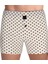 Krem-Siyah Puantiyeli Jersey Penye Baskılı Erkek Boxer 1