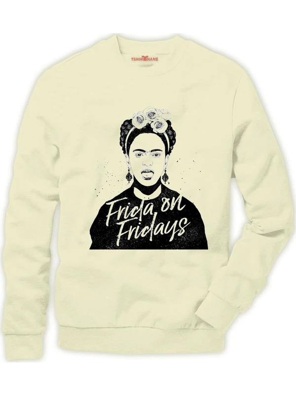 Tshirthane Frida Kahlo Erkek Sweatshirt