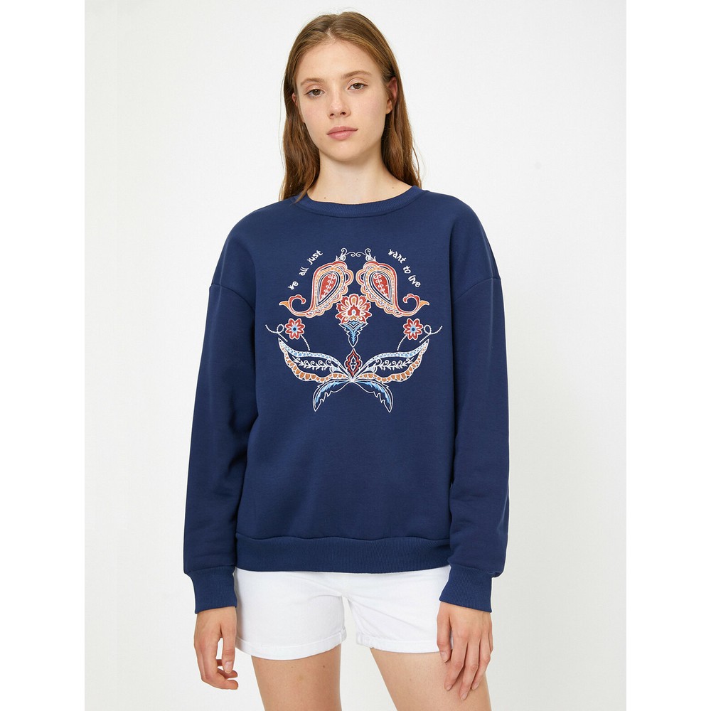 Koton Kadın Yazılı Baskılı Sweatshirt Fiyatı - Taksit ...