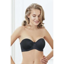 Anıl Kadın Kaplı Balenli Desteksiz Straplez Sütyen 3346