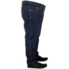 ModeXL Büyük Beden Erkek Pantolon Kot Classics 19702 Koyu Mavi