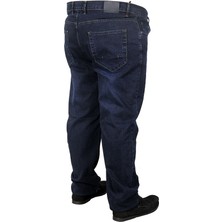 ModeXL Büyük Beden Erkek Pantolon Kot Classics 19702 Koyu Mavi